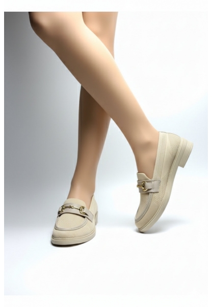 Bej Tokalı Fileli Loafer etap 399.90₺