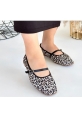 Leopar Desenli Tokalı Babet Jaden