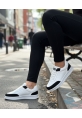 Beyaz Siyah Detaylı Kalın Tabanlı Kadın Sneaker 849₺ city