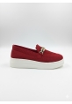 Kırmızı Zincir Detaylı Örgü Loafer vega 399.90₺