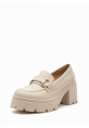 Bej Rugan Tokalı Kalın Taban Kadın Loafer 849₺ yumi
