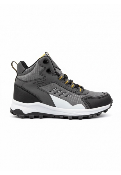 Gri Sarı Detaylı Kalın Taban Outdoor Trekking Bot 1299₺ ORT777 - En Trend Kışlık KADIN BOT Modelleri | Join Polo 62926267