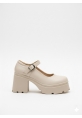 Mary Jane Bej  Platform Kalın Taban Loafer 849₺ durs