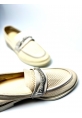 Bej Taş Detaylı Fileli Loafer gate