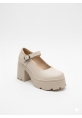 Mary Jane Bej  Platform Kalın Taban Loafer 849₺ durs