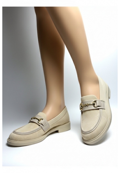 Bej Tokalı Fileli Loafer etap 399.90₺ - SADECE 399 TL Kampanyalı Fiyat | Join Polo 65981793