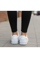 Beyaz-Beyaz Kalın Tabanlı Bağcıklı Kadın Sneaker 849₺ city