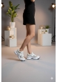 Gümüş Detaylı Kalın Taban Kadın Sneaker keme