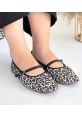 Leopar Desenli Tokalı Babet Jaden