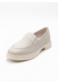 Bej Kalın Tabanlı Klasik Düz Loafer Ayakkabı 849₺ | RGL995