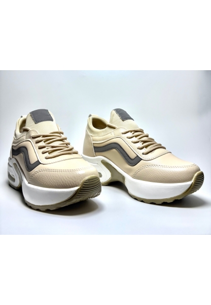 Air Tabanlı Bej Kadın Sneaker tire