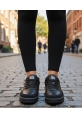 Kadın Siyah Süet Detaylı  Kalın Tabanlı Bağcıklı Sneaker 849₺ city2