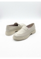 Krem Klasik Kalın Tabanlı Düz Loafer Ayakkabı 849₺ | RGL995