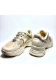 Rose Gold Detaylı Bej Kalın Taban Sneaker keme