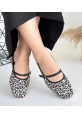 Leopar Desenli Tokalı Babet Jaden