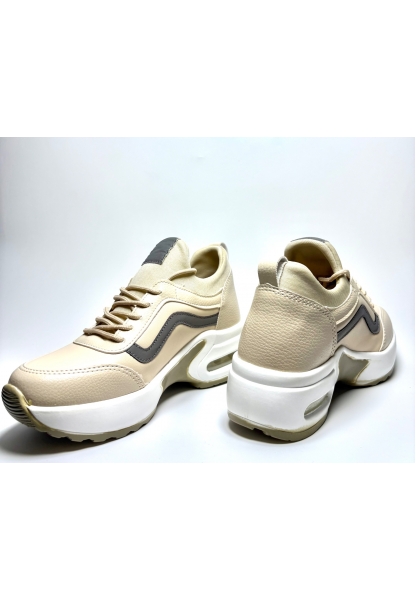 Air Tabanlı Bej Kadın Sneaker tire