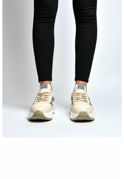 Air Tabanlı Bej Kadın Sneaker tire