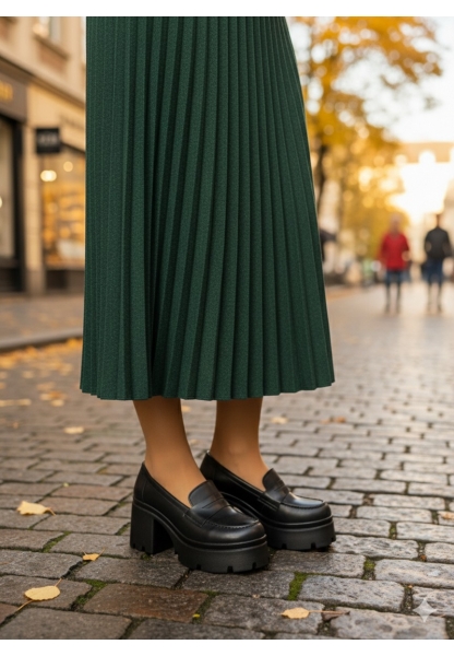  Penny Siyah Kalın Taban Kadın Loafer 849₺ jona