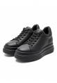 Siyah Bağcıklı Kalın Platform Kadın Sneaker 1190₺| SPK805