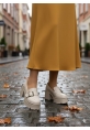 Krem KalınTokalı Kalın Taban Kadın Loafer 849₺ loa