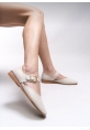 Krem Rengi Gold Tokalı loafer aden