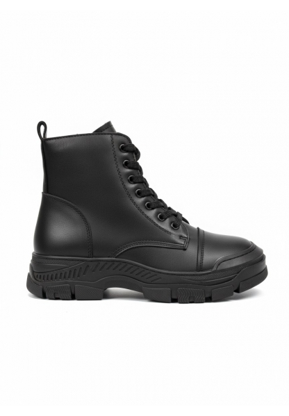   Siyah Bağcıklı Fermuarlı Sportif Kalın Taban Bot  749₺| SFB818 - SADECE 399 TL Kampanyalı Fiyat | Join Polo 38655976